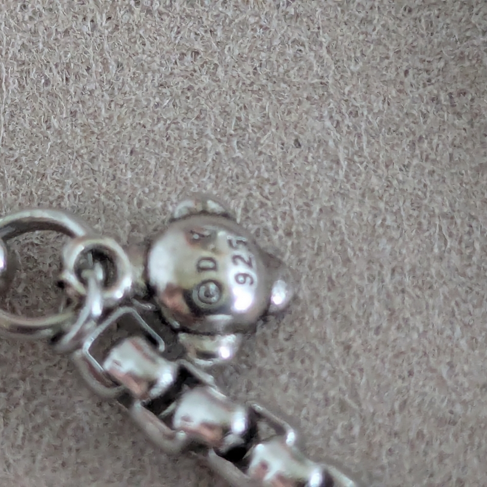 David Yurman Sterling Silver Box Chain Necklace - Picture 6 of 10